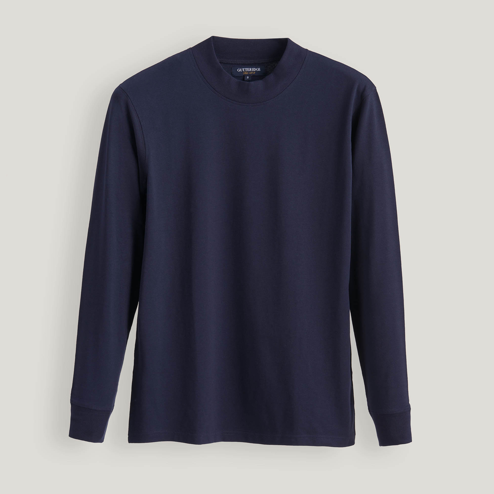 Tshirt manica lunga in cotone stretch